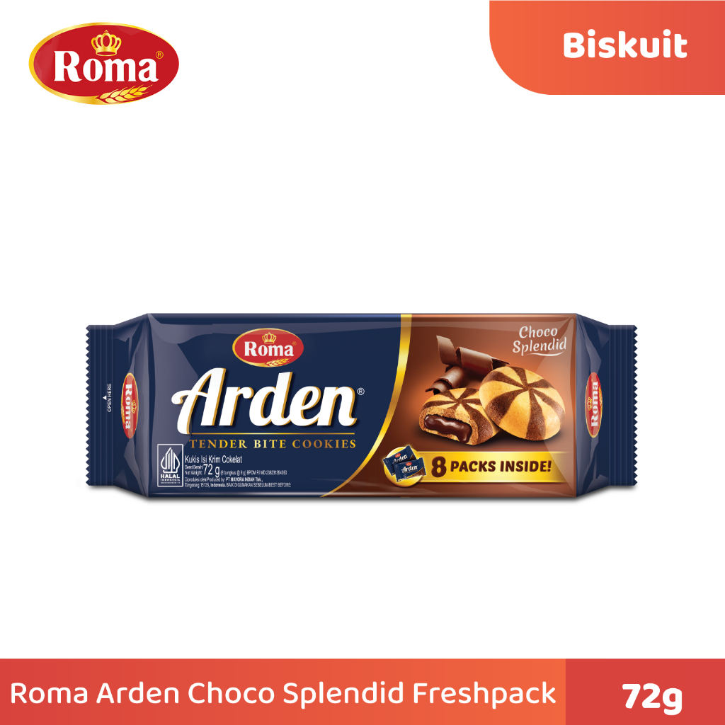 

Roma Biskuit Arden Choco Splendid Freshpack