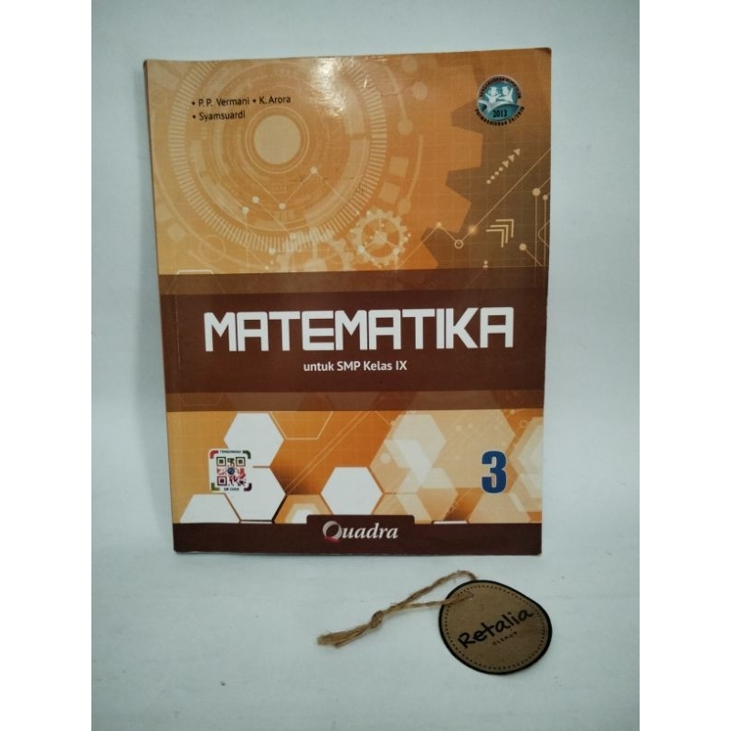 Buku Matematika SMP Kelas 9 Quadra