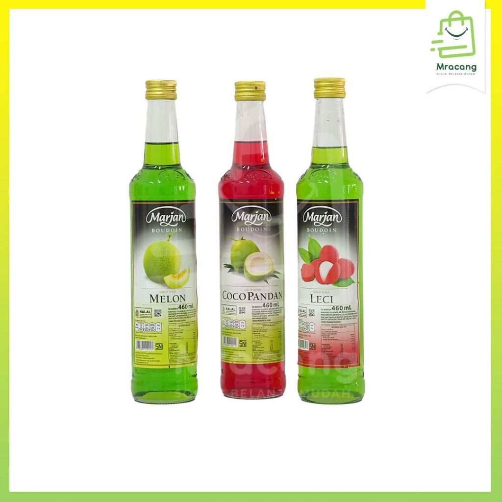 

Marjan Sirup Boudoin 460ml All Variant Coco Pandan Melon Leci