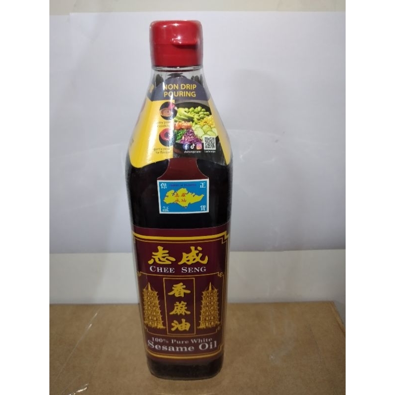 

chee seng white sesame oil 750 ml minyak wijen