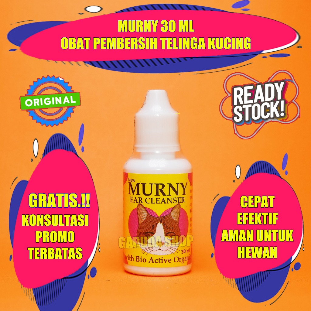 OBAT TELINGA KUCING TETES PEMBERSIH KUPING MURNY