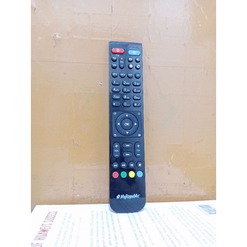 REMOTE TV MY REPUBLIC HITAM ORIGINAL