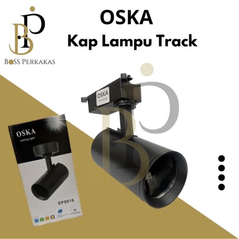 Kap Lampu Rel Tracklight Oska // Kap Lampu Sorot Rel Oska