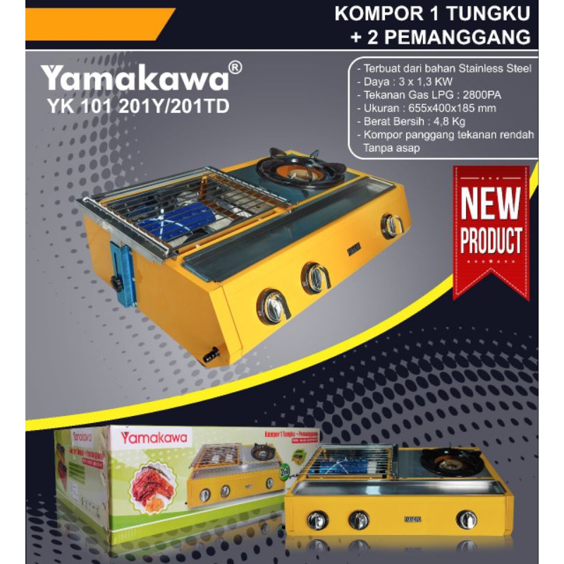 Kompor panggang / kompor sosis / kompor panggang sosis / kompor panggang yamakawa 2in1 / kompor