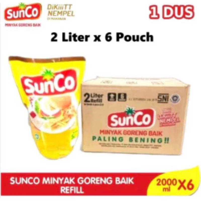 

[PALING MURAH] Minyak Sunco 2L isi 6pouch