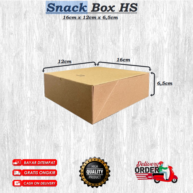 

Rakitan Snack Box 16 x 12 HS TEBALLLL - DUS SNACK - kotak snack box