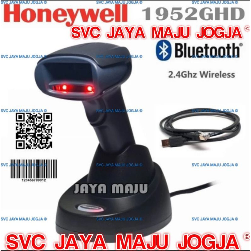 HONEYWELL  1952  GHD - WIRELESS BLUETOOTH - BATTERY  2.400 mAh - 2D  1D  ||  BARCODE SCANNER HANDHEL