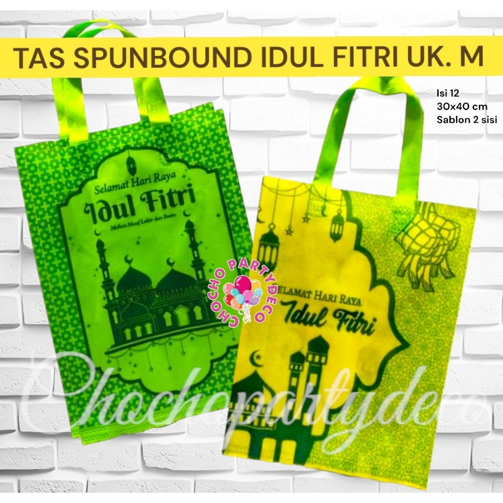 

Tas IDUL FITRI 30x40 Isi 12 / Tas Hampers Lebaran SEDANG isi 12 Ukuran 30x40 cm