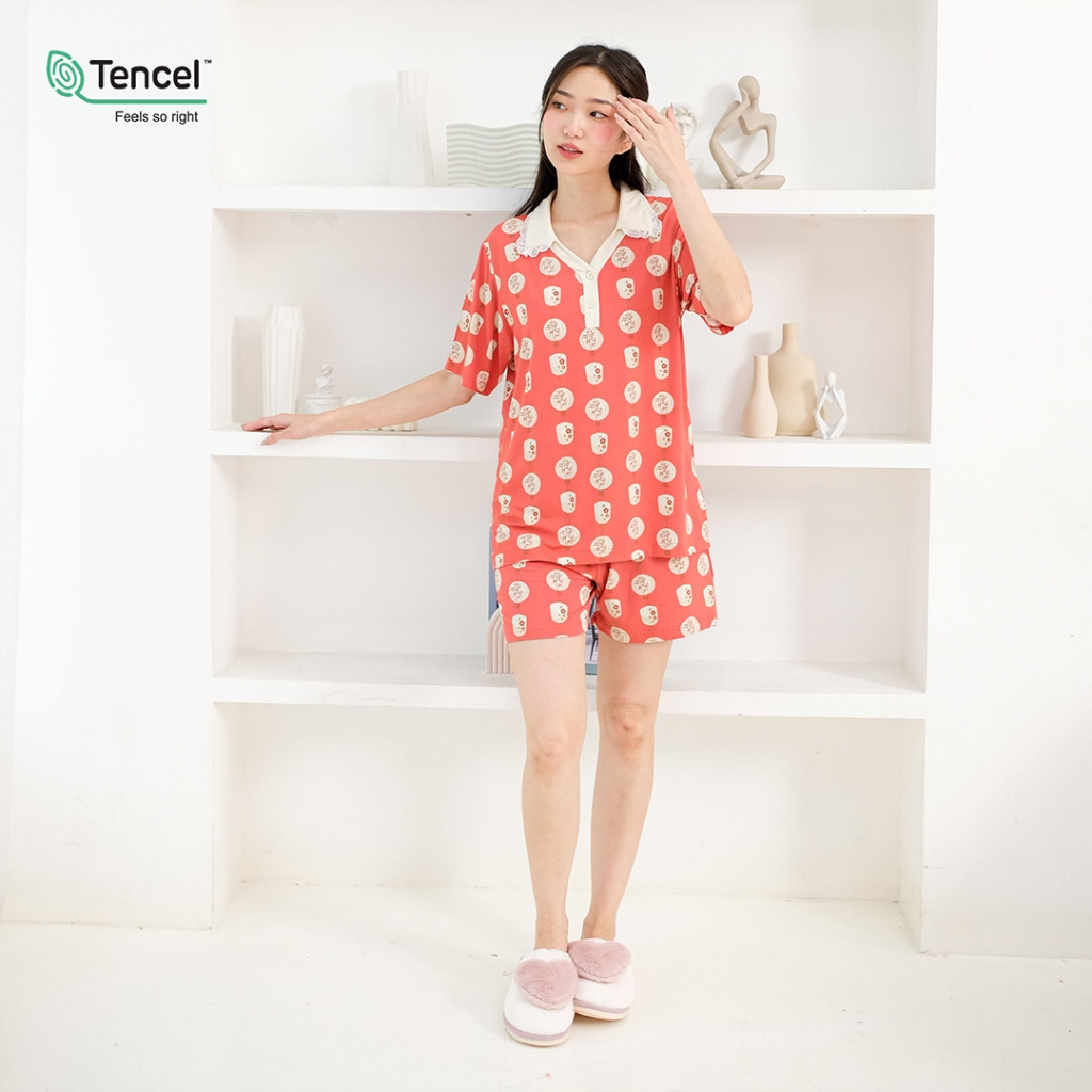 Cielyn | TENCEL™️| Liu Set | Setelan Piyama - Dress Wanita