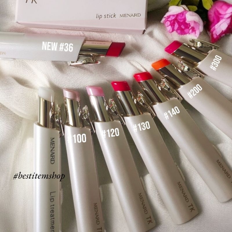 menard tk lipstick #100 #200 #300 - menard lip treatment / lip balm / vit bibir