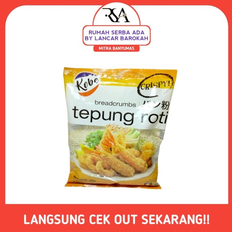 

Kobe Breadcrumbs Tepung Roti 200 gr
