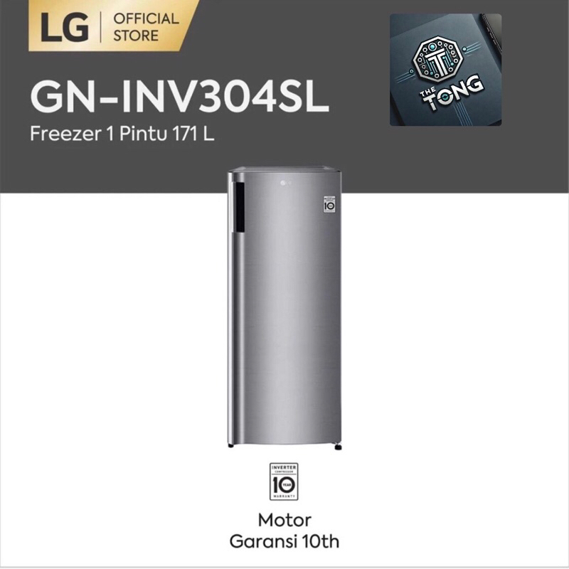 FREEZER LG INVERTER (GN-INV304-SL)