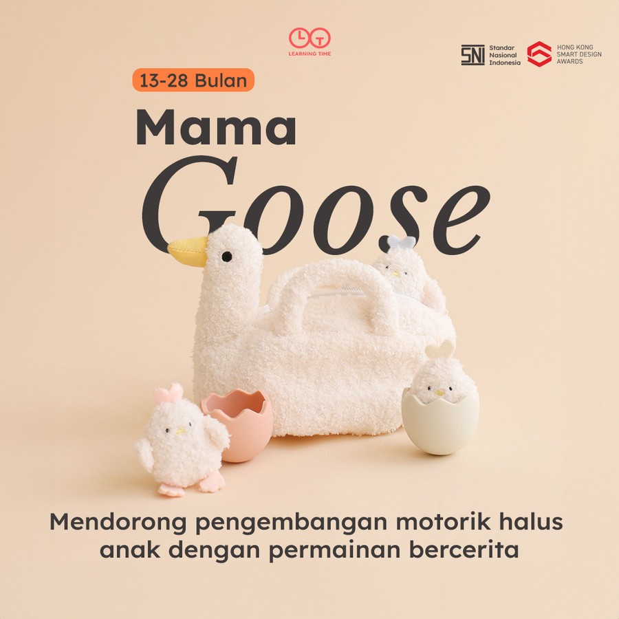 Learning Time  - Mama Goose / Mainan Motorik Halus Anak 1 - 2 Tahun /Pretend Play
