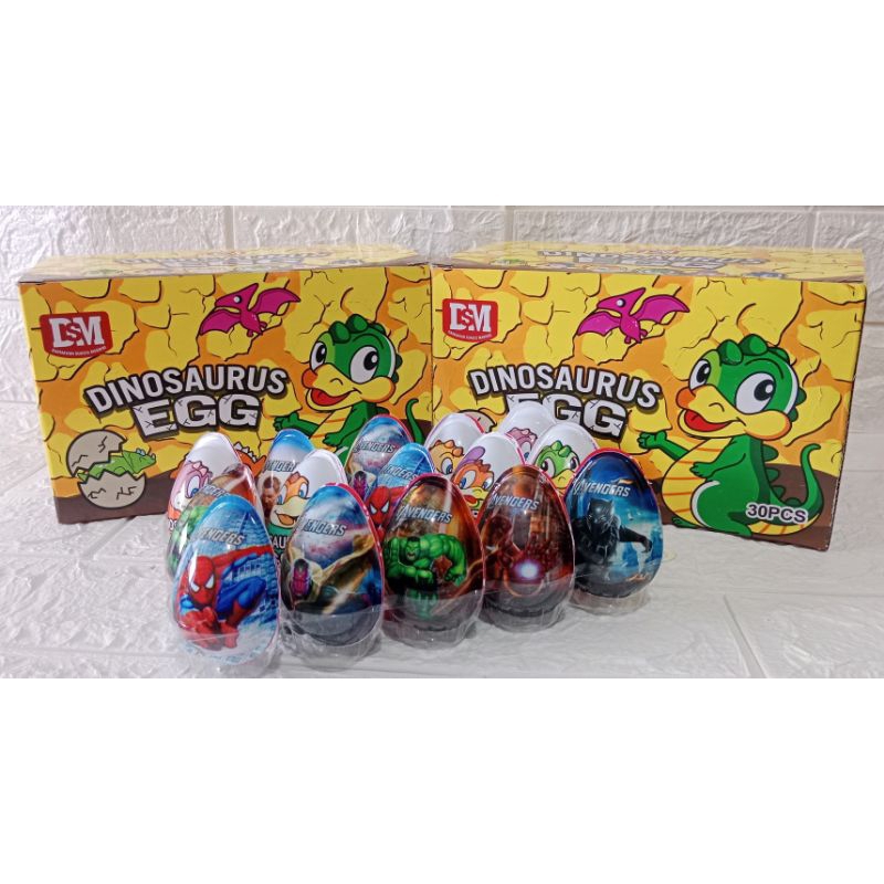 

Permen coklat telur isi 30 pcs dinosaurus egg coklat isi 30