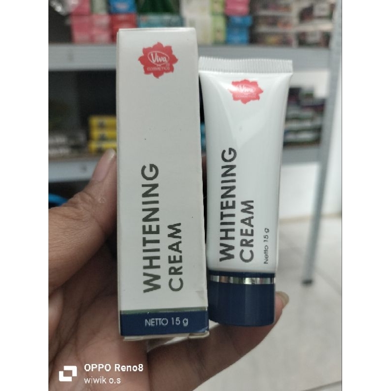 VIVA WHITENING CREAM SALEP FLEK HITAM - VIVA WHITENING CREAM 15G