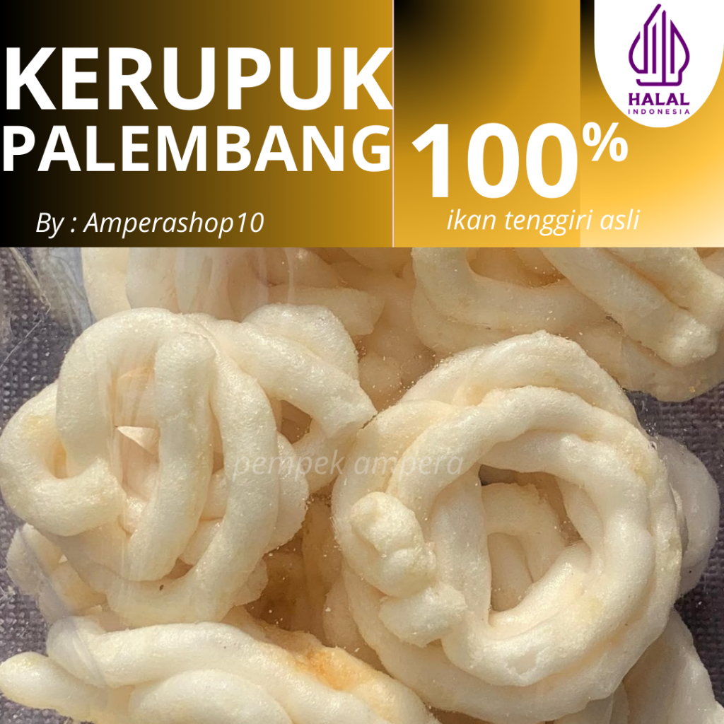 

Kerupuk Sanggul Asli Palembang Ikan Tenggiri 50gr