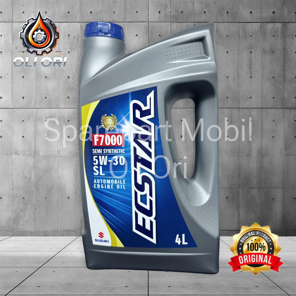 Yougz Rezeky Oli Suzuki Ecstar F700 10W-40 5W-30 4Liter Oli Mobil Bensin Original