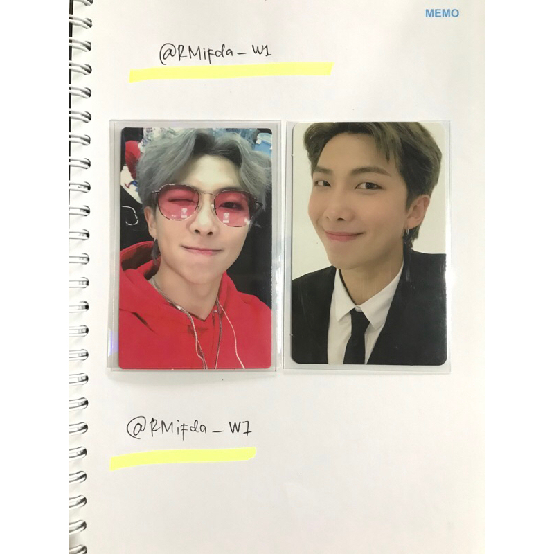 Photocard RM 5th muster japan fanmeeting 2019 PC jepang magicshop