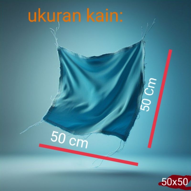 Tahan Lama  Kain Untuk Lapisan Perut Egi. Khas Bali, Kain Serat Perak 50Cm X 50 Cm