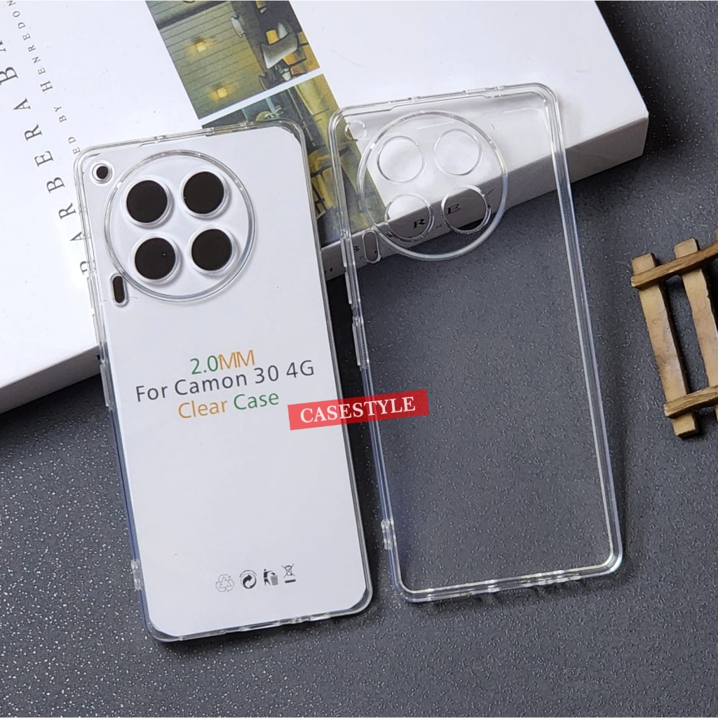 Case Tecno Camon 30 4G Tecno Camon 30 Pro Case Clear HD 2.0MM Transparan bening Softcase Tecno Camon