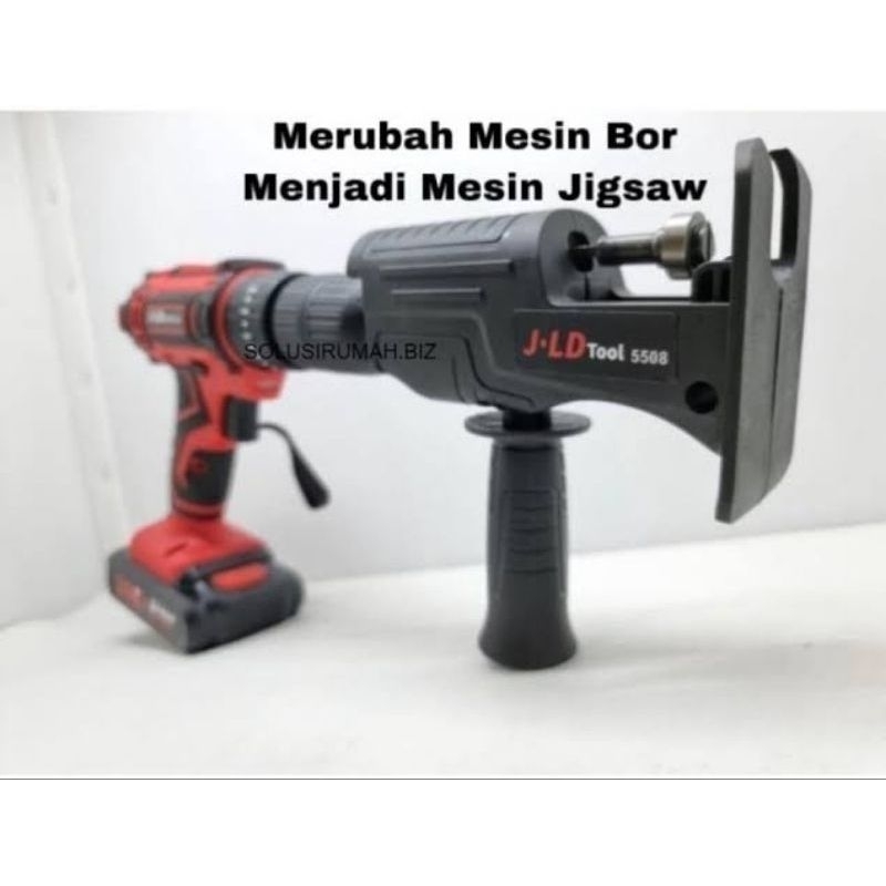 Adapter Mesin Bor Ke Gergaji Jigsaw