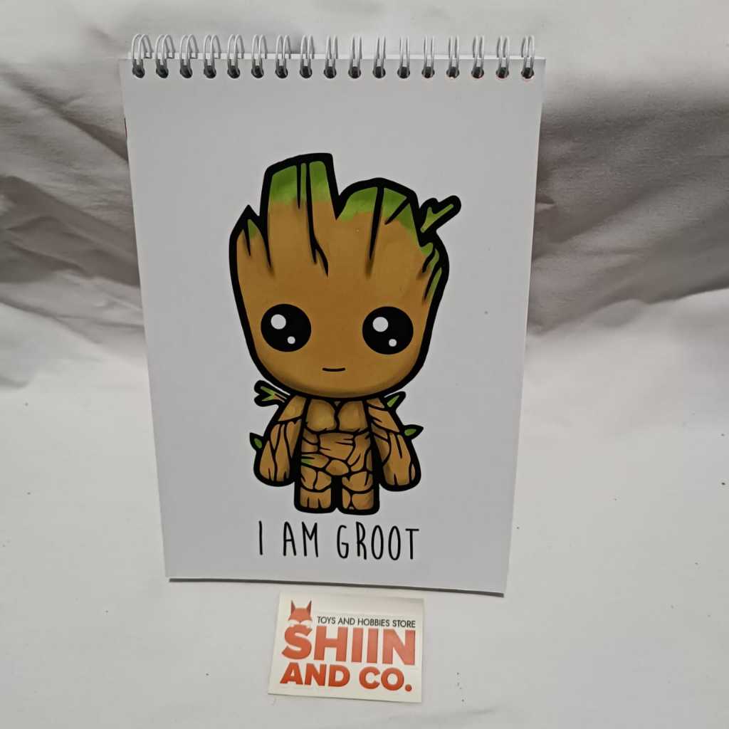 

SKETCHBOOK A5 SOFCOVER TEMA AVENGER - GROOT CHIBI