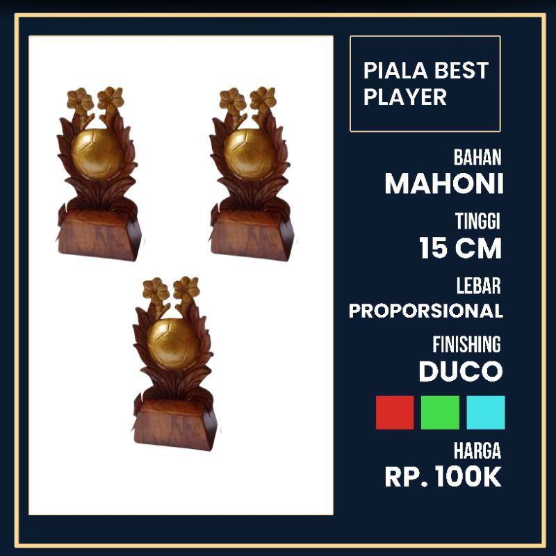 Piala.bdg - Piala Best Player - Piala Sepak Bola