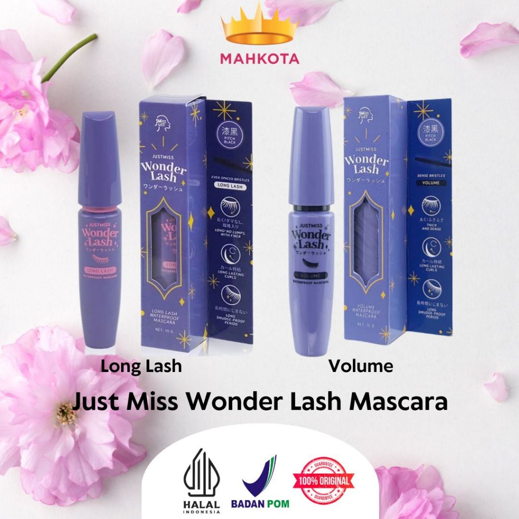 ** Mahkotacosmetik ** Just Miss Wonder Lash Waterproof Mascara Series