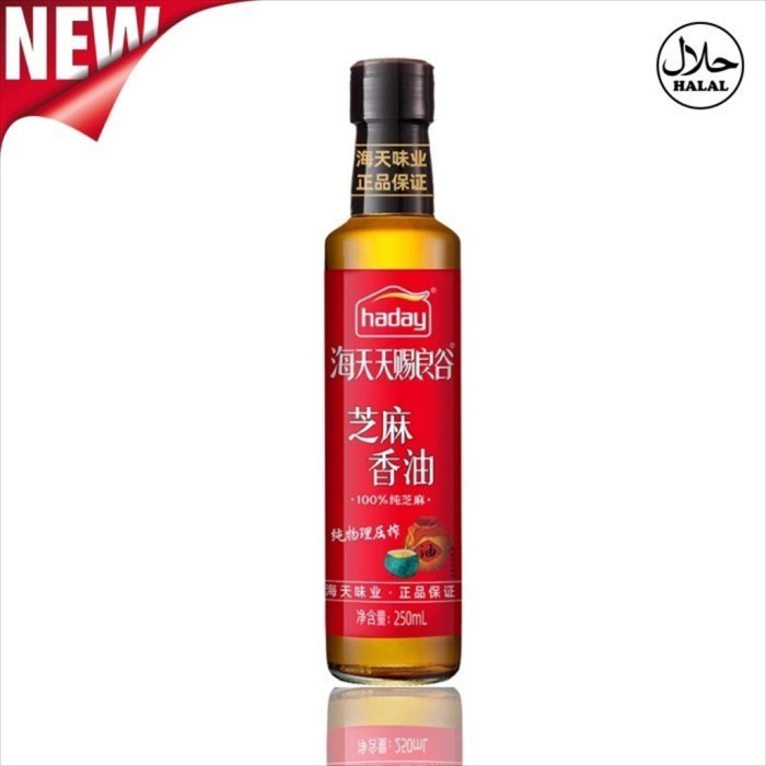 

Minyak Wijen Import Premium HADAY 250 mL HaLAL Sesame Oil