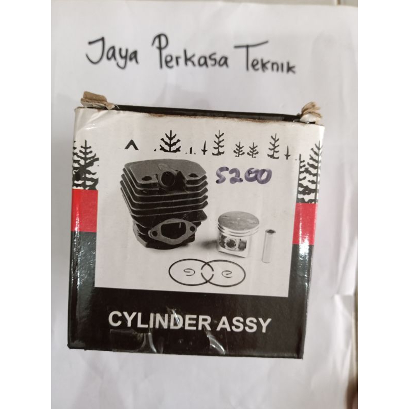 OREGON CYLINDER BLOK ASSY BLOK KOMPLIT MESIN CHAINSAW KECIL 5200