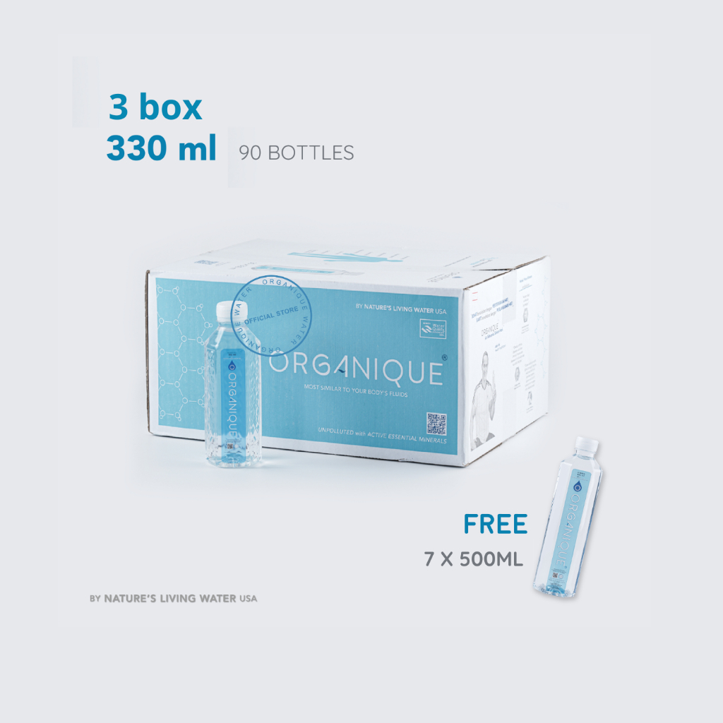 

PROMO 3 BOX! Organique Water 330 ml