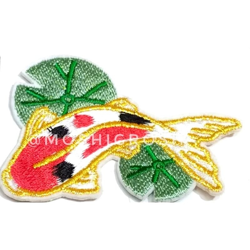 PATCH BORDIR FISH / EMBLEM BORDIR IKAN
