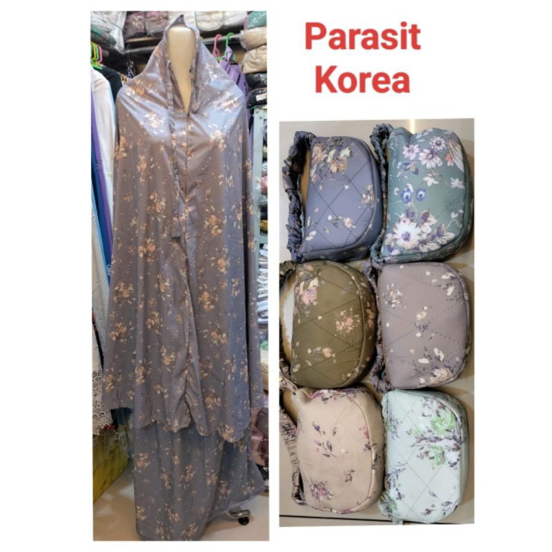 mukena parasut korea
