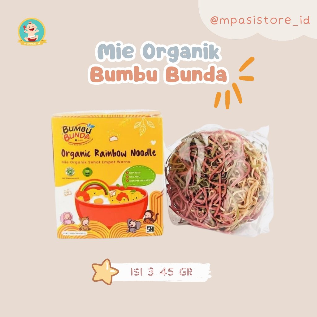 

Mie Bayi Sehat Organik Non MSG Bumbu Bunda by Elia