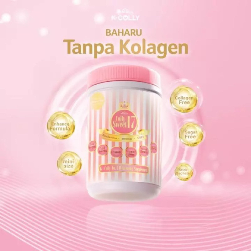 KCOLLY SWEET17 isi 20 sashet ( tanpa collagen )