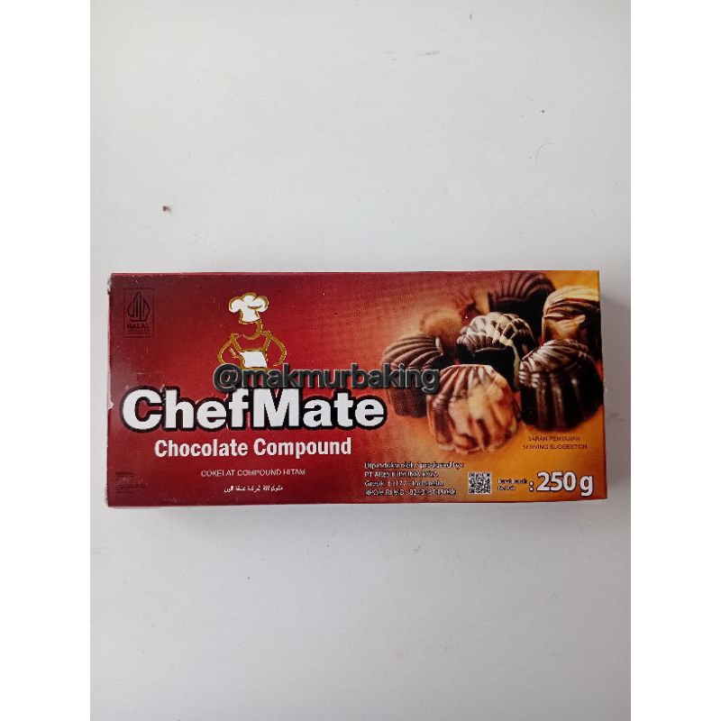 

CHEFMATE Dark Chocolate Compound / coklat hitam 250gr