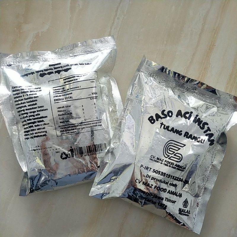 

BASO ACI INSTAN MAZFOOD TULANG RANGU