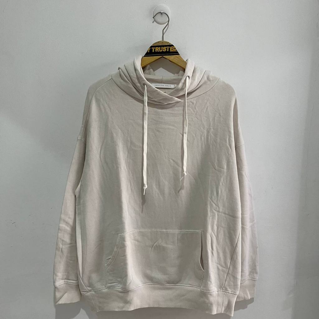 Hoodie Polos Cream Krem Brand American Holic - Hoodie Basic Cream Krem - [SIZE XL]