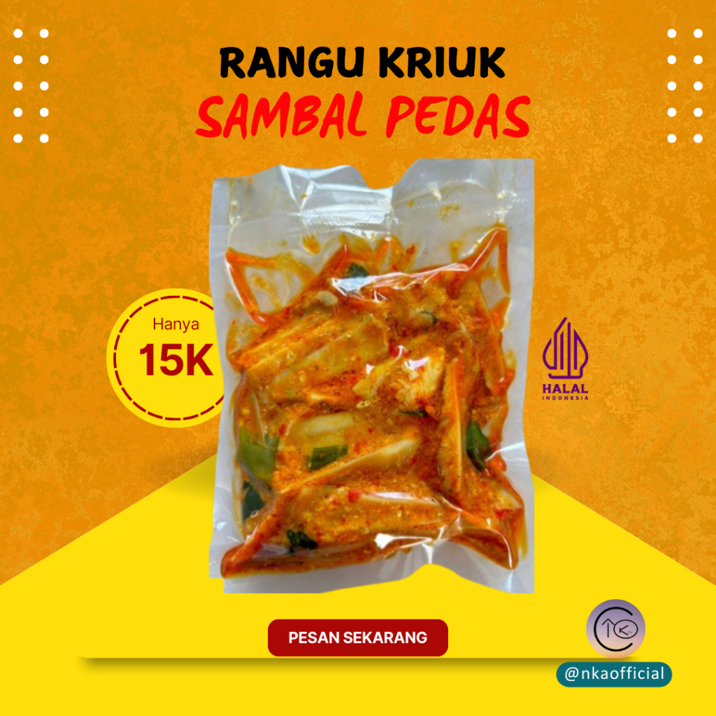 

TULANG RANGU AYAM PEDAS CHILLI OIL 80GR