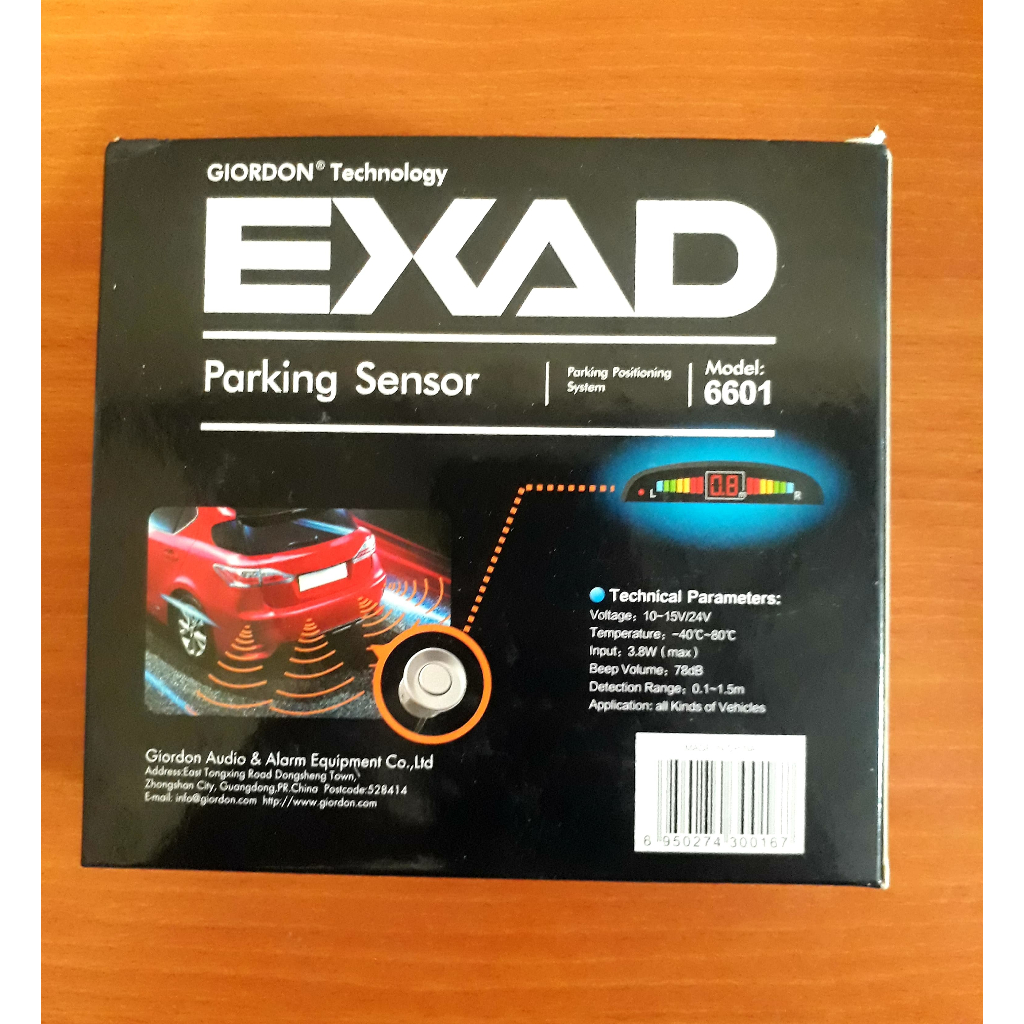 SENSOR PARKIR GIORDON 2 TITIK  + DISPLAY