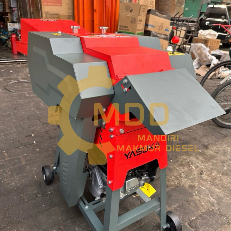 Mesin Pencacah Rumput 1000Kg/jam YCC1205S YASUKA / Chaft Cutter Mesin Cacah Rumput Ranting  YCC 1205
