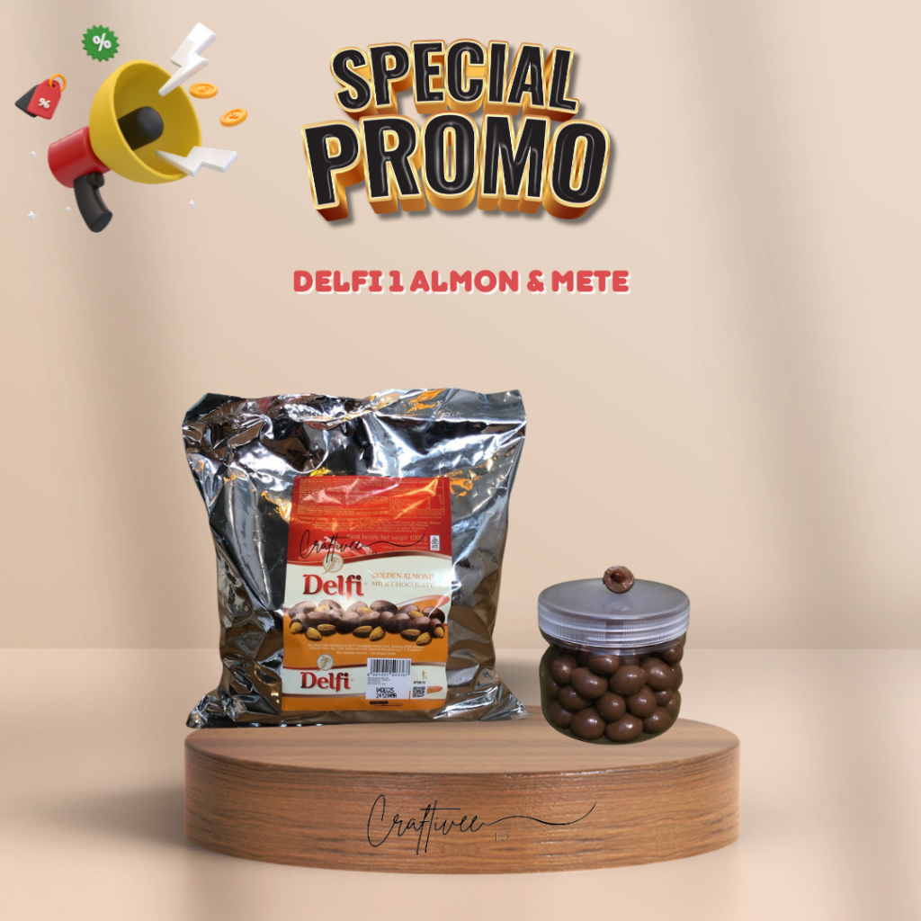 

Coklat Delfi Almond & Mete