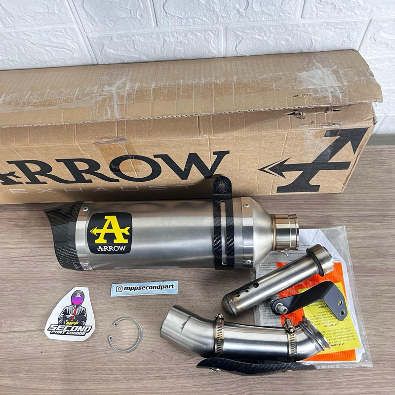 knalpot arrow thunder titanium ktm duke rc 250 390 original italy not akrapovic termignoni austin ra