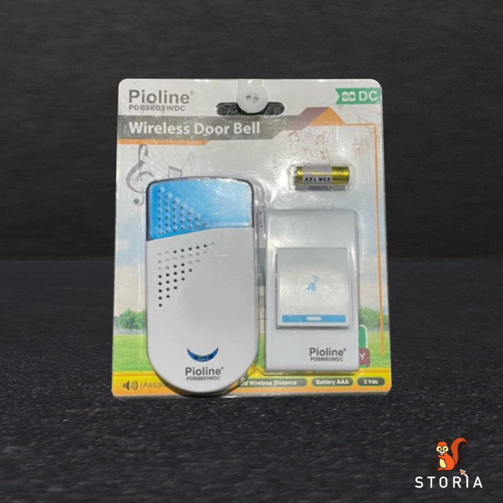 Bel Pintu Wireless / Door Bel Rumah / Doorbel Tanpa Kabel DC