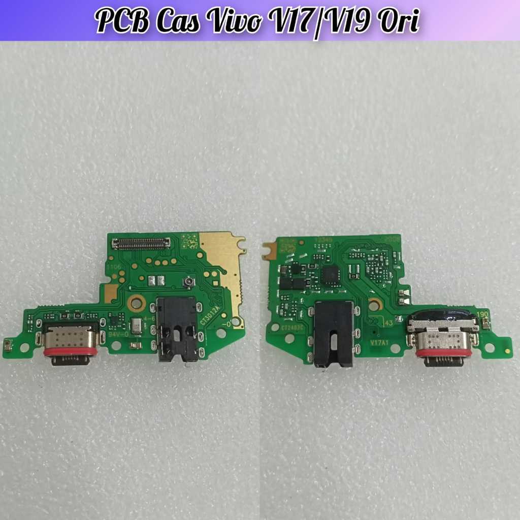 Flexible Pcb Cas Vivo V17 V19 Indo ORI Papan Charger + MIC Vivo V17 19 INDO ORI