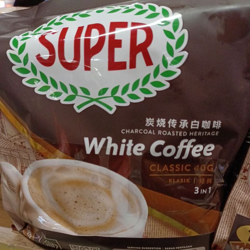 

Kopi Super White Coffee Classic isi 15sachet exp 11/25