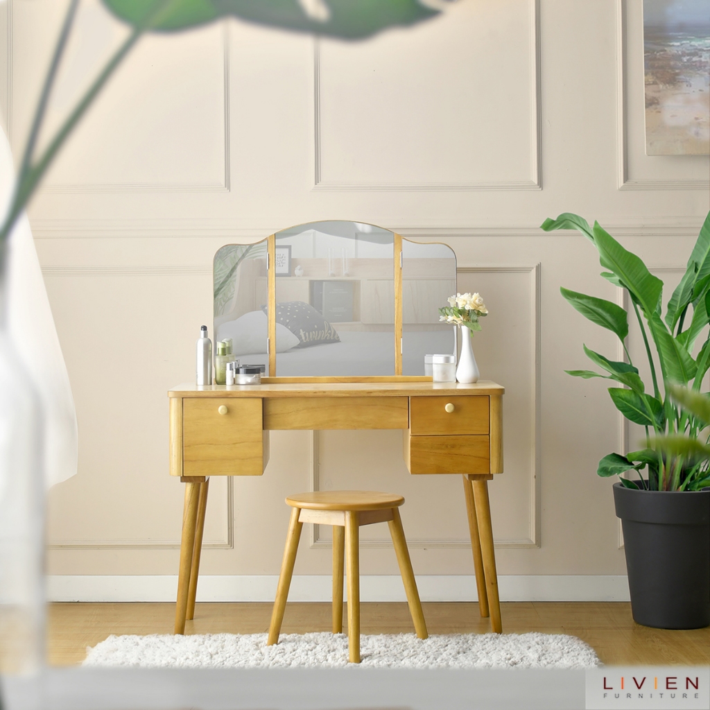 Meja Rias Vicoria-Meja Rias Lipat | Meja Rias Minimalis | Meja Rias Konsol | Cermin