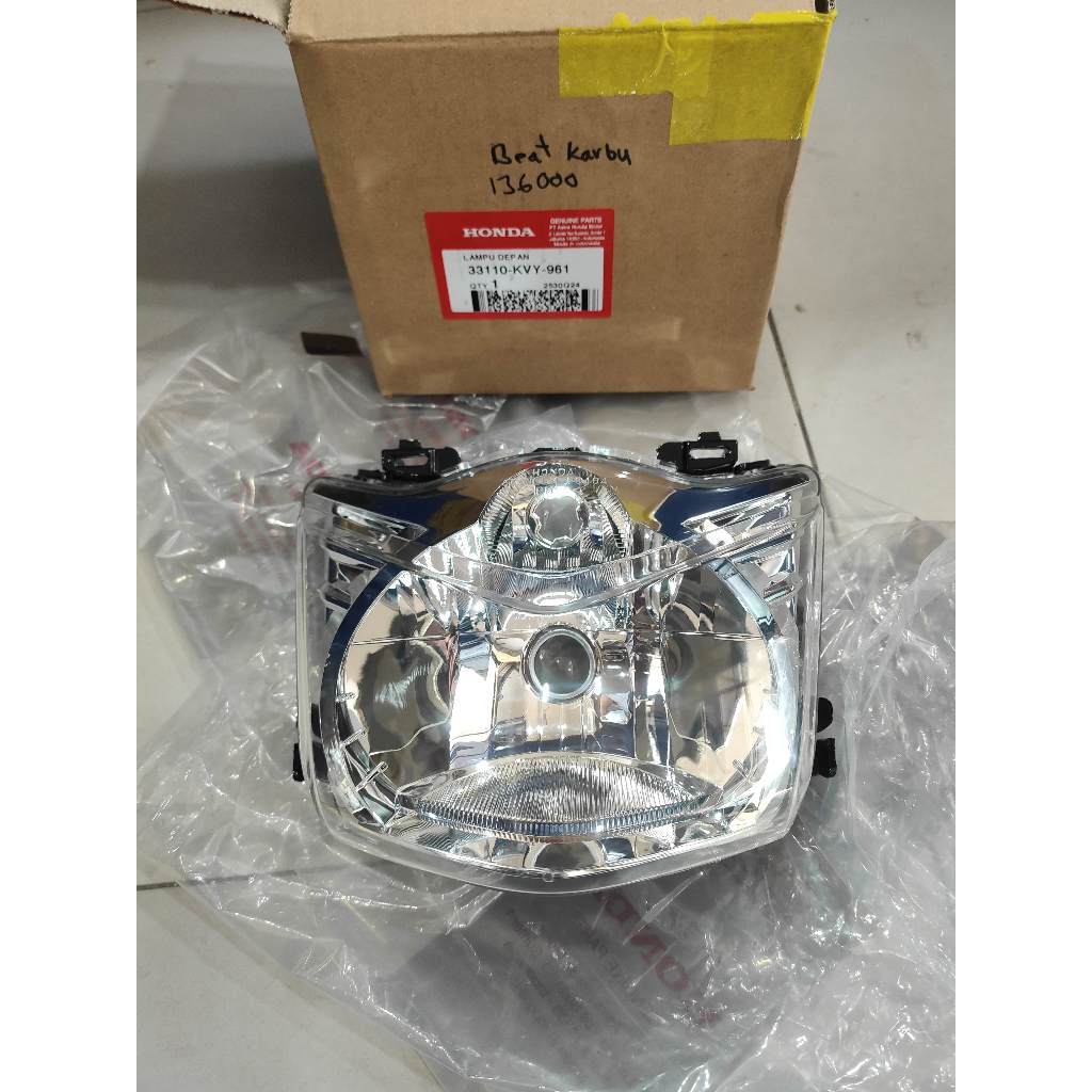 lampu depan beat karbu ori