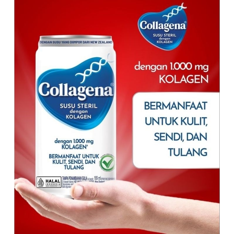 

Collagena Susu Steril Kolagen / Susu steril kaleng 189 ml / Exp. Desember 2025