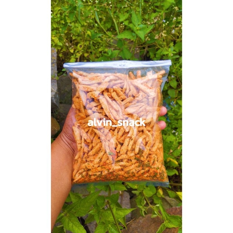 

Basreng balado kering kriuk daun jeruk